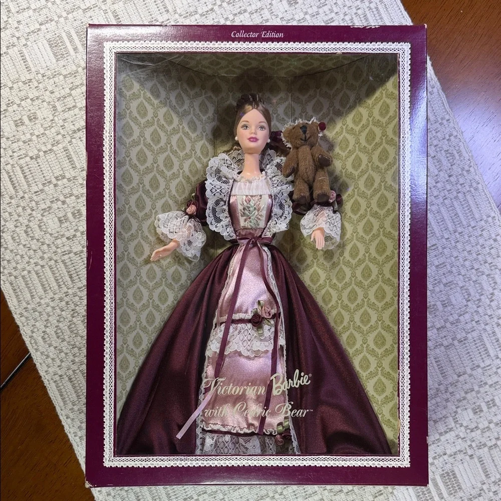 Vintage Victorian Barbie with Cedric Bear